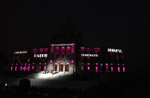 Capitol Building Flames of Hope.